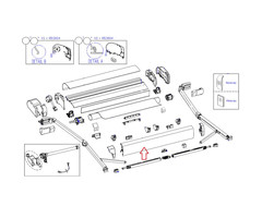 Thule Thule 9200 Lead Rail 450m Crème