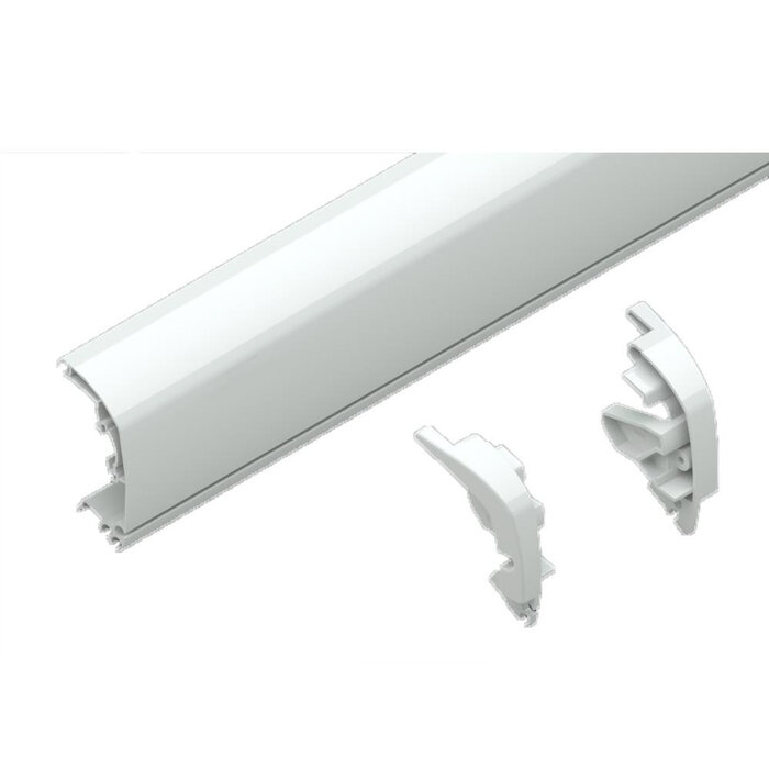 Fiamma Fiamma F80S Lead Rail met Afdekkap 450 Polar White