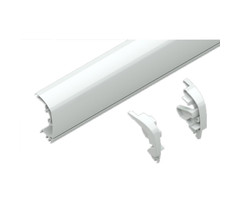 Fiamma Fiamma F80S Lead Rail met Afdekkap 400 Polar White
