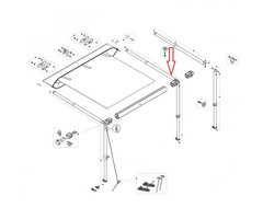 Fiamma Fiamma Staander + spanarm CaravanStore 350-550 Rechts