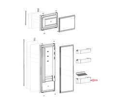 Dometic Dometic RM10.5 Deurbakje onder