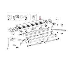Thule Thule 6300 Cover Housing 3.50m Geanodiseerd