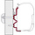Fiamma Rapido Serie 9dF-9M-10 Adapter >2011 400 F45