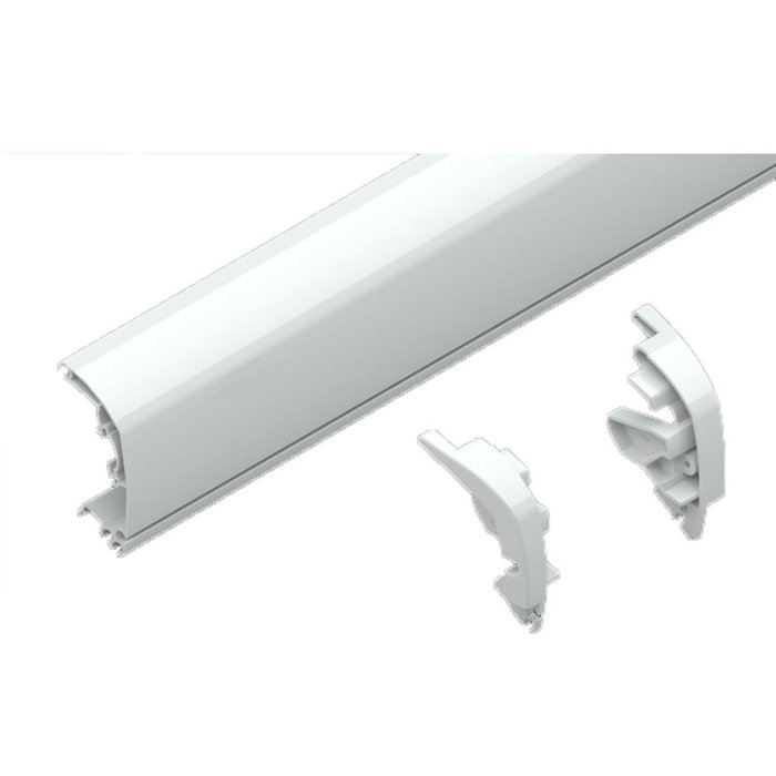 Fiamma Fiamma F80S Lead Rail met Afdekkap 290 Polar White