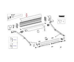Thule Thule 8000 Roofhousing 600 RAL9002