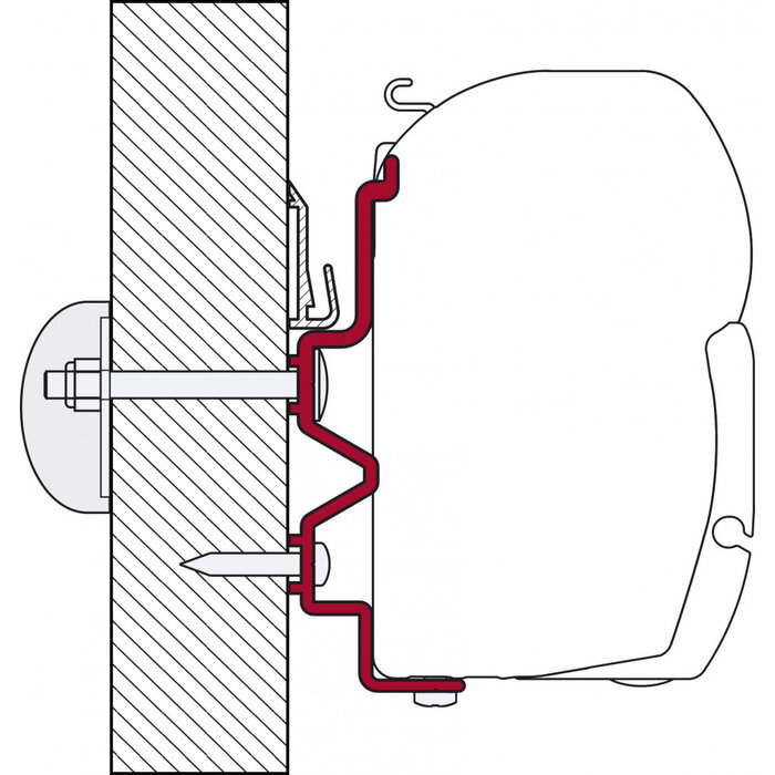 Fiamma Fiamma Rapido Serie 9dF-9M-10 Adapter >2011 350 F45
