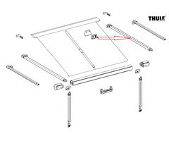Thule Thule Rafter Arm Assy RH 1200 2.30