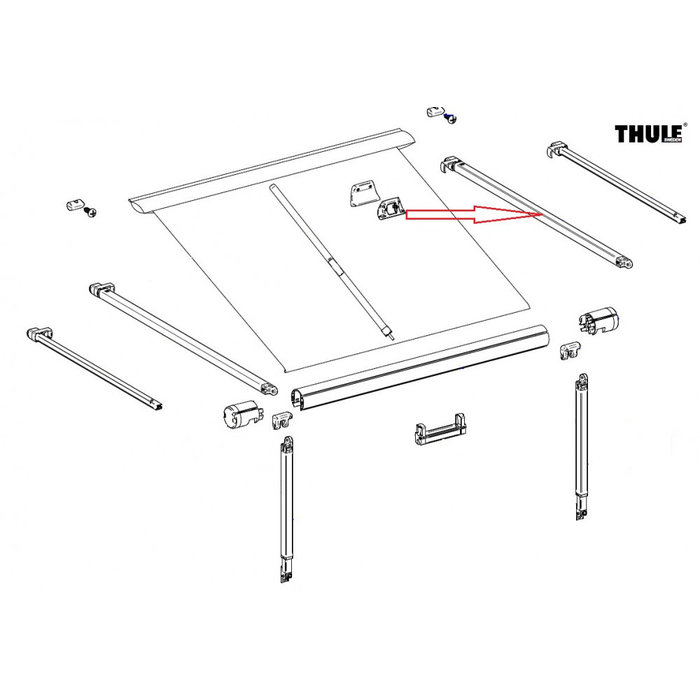 Thule Thule Rafter Arm Assy RH 1200 2.30