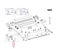 Thule Thule 9200 Motorkabel 9200 Luifel