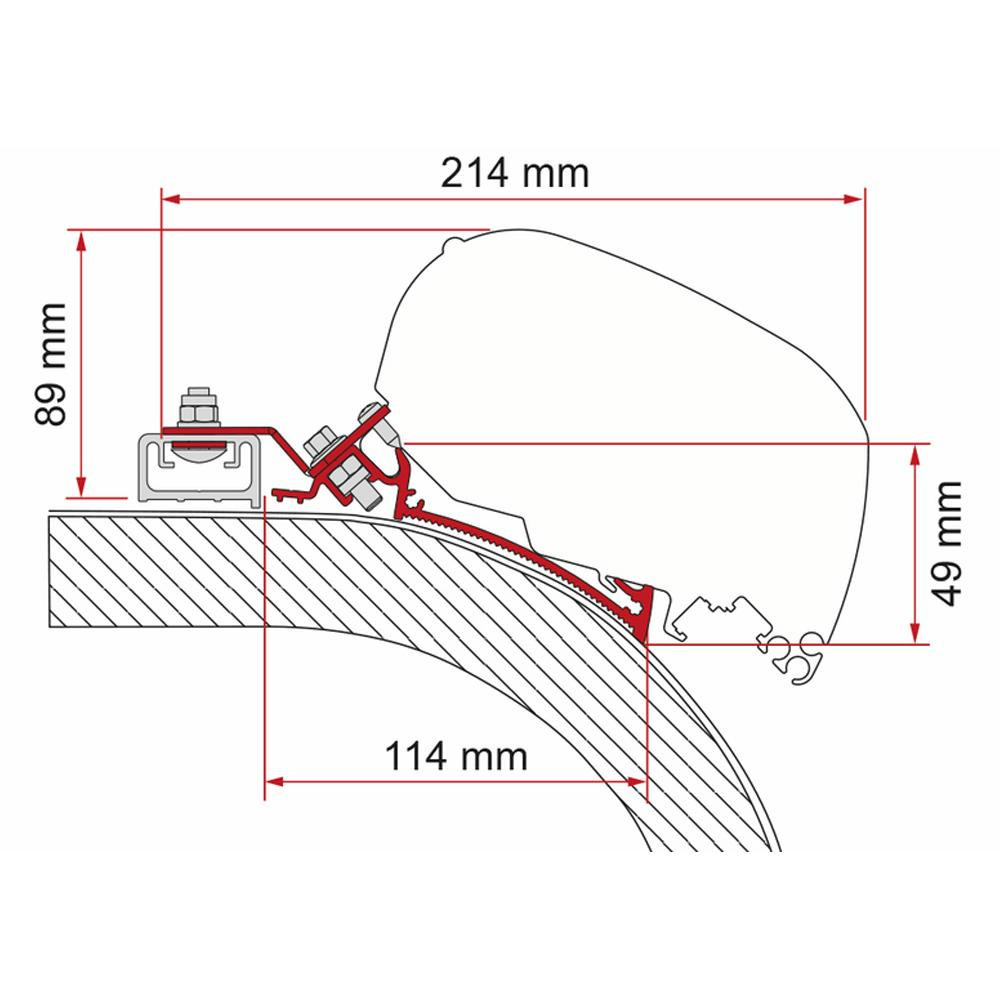 Fiamma Fiamma Rapido Distinction Adapter 600 F65/F80