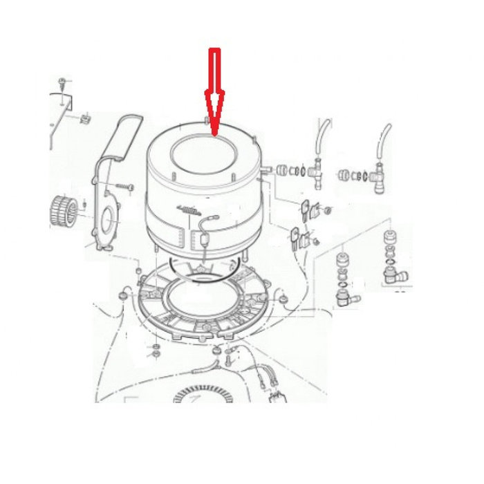 Truma (101)Verwarming manchet. 230V.