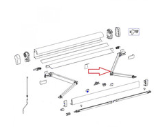 Thule Thule 4900 Knikarm Rechts 400-450 mtr