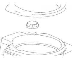 Thetford Thetford SPP waterfill cap Qube 145/ 165