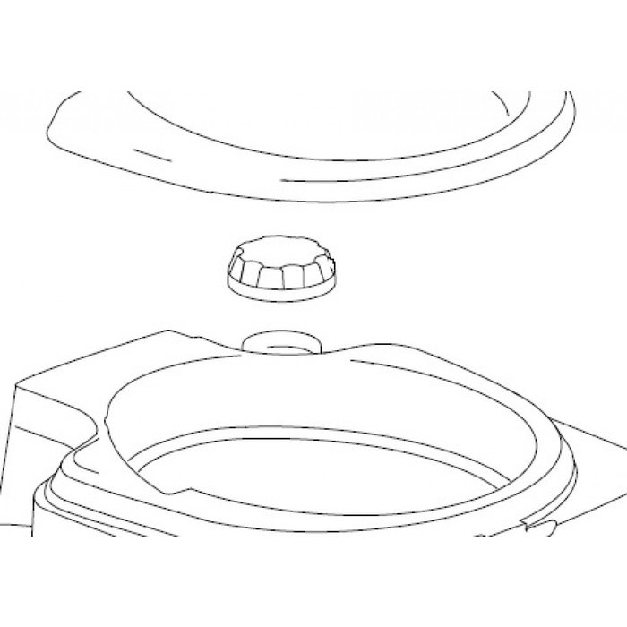 Thetford Thetford SPP waterfill cap Qube 145/ 165
