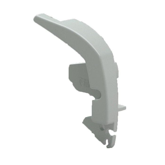 Fiamma Fiamma F80S Eindkap Lead Rail Links Wit