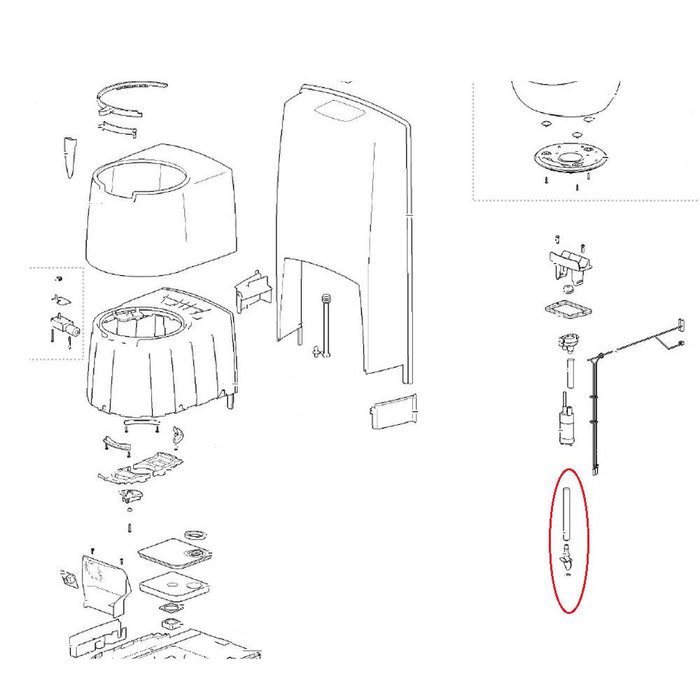 Thetford Thetford Flush Tube C260