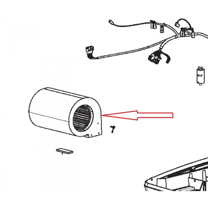 Dometic Dometic B1500/B1600 ventilatorwiel