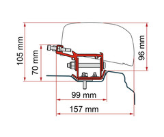 Fiamma Fiamma Renault Trafic Kit H1-L2 >2014 F40Van
