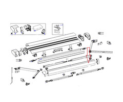 Thule Thule 6300 Lead Rail 5.00 Wit