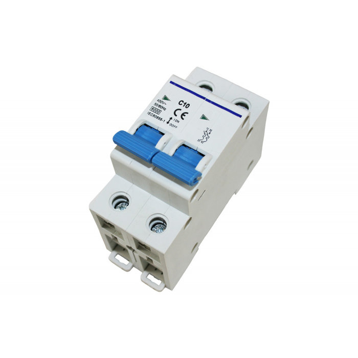 FjordOutdoor Dubbelpolige Zekeringautomaat C10A