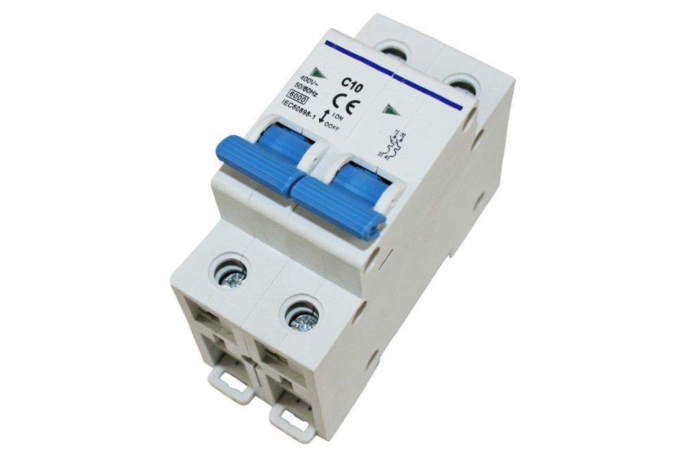 Fjord Outdoor Dubbelpolige Zekeringautomaat C10A