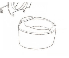 Thetford C220 Bowl Assembling White