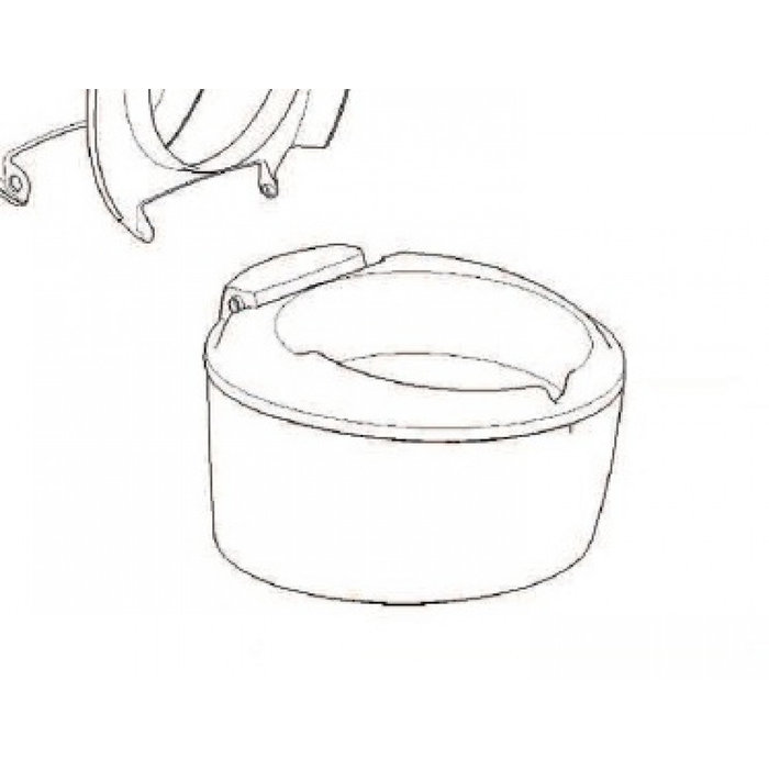 Thetford C220 Bowl Assembling White