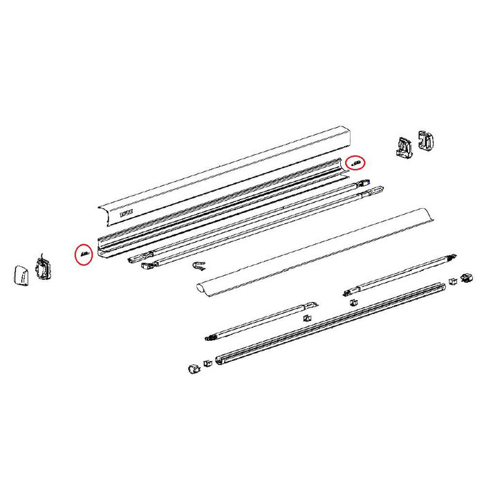 Thule Thule Center Piece Fabric 3200 L+R