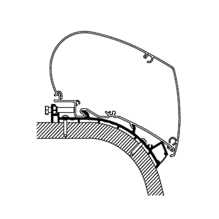 Thule Thule Eriba Touring 820 Roof Adapter 500