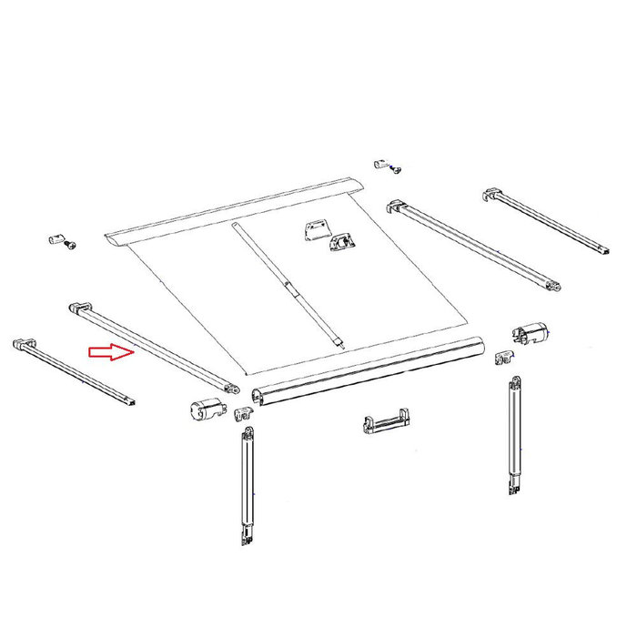 Thule Thule 1200 Rafter Arm Links 2,30m
