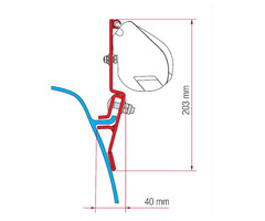 Fiamma Fiamma VW T3/T3 Lift Roof Kit H1 1979-1990 F35