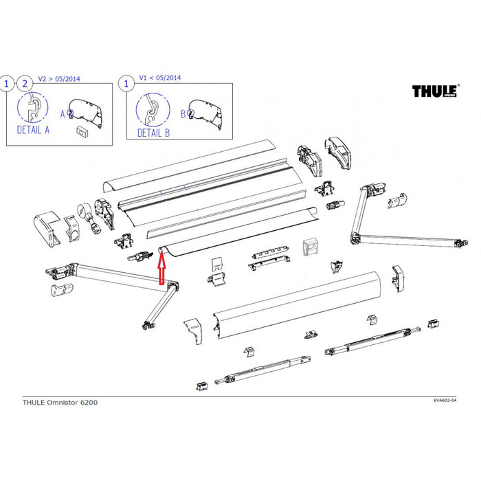 Thule Thule roller tube D=30/6200 4,25m