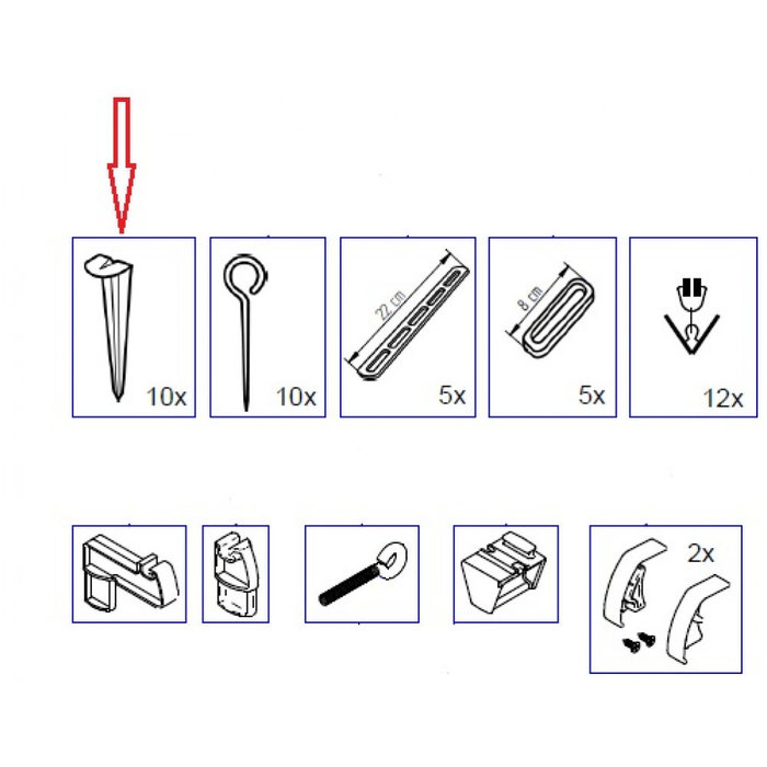 Thule Thule Residence/Panorama Tentharing half rond 10st
