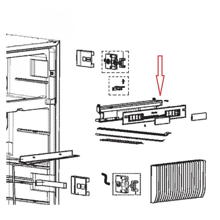 Dometic Dometic Bedieningspaneel RMDT8505