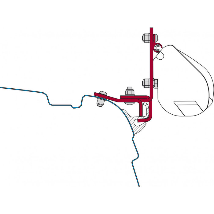 Fiamma Fiamma VW T5/T6 Brandrup Kit H1-L1 >2003 F35