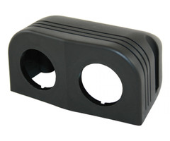 Fjord Outdoor Power Line Afdekraam 2-Vaks Opbouw Zwart