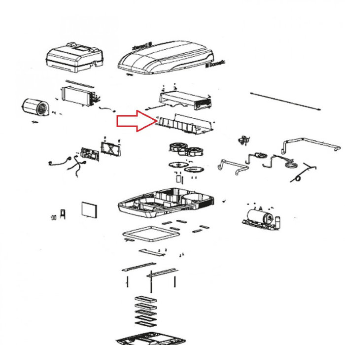 Dometic Dometic B1500S Geleidingsplaat Lucht