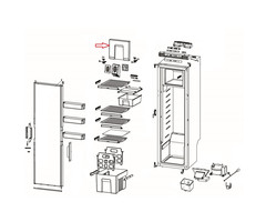 Thetford Thetford Vriezerdeur T2152