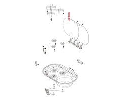 Dometic Dometic MO8323 Afdekplaat Glas Links