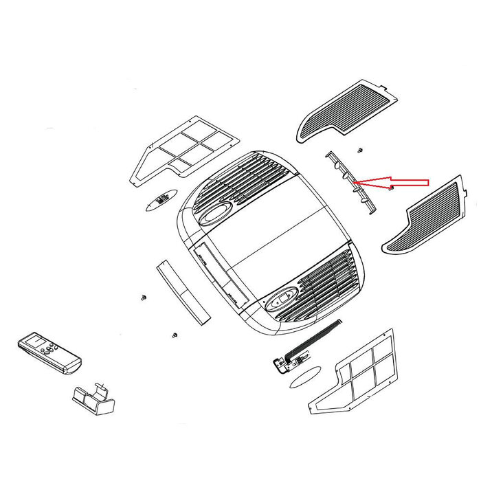 Telair Telair Vin Luchtverspreider Verdampingsunit