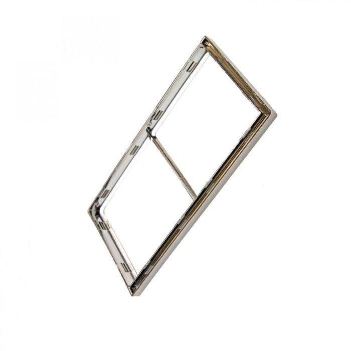 Presto Presto Afdekraam 2-Vaks S-20.000 Chroom Hoogglans