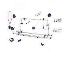 Fiamma Fiamma Buisklemhouder set 35mm L+R blauw 98656-141