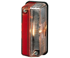 Hella Hella Markering Rechthoekig Opbouw Rood/Wit