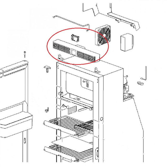 Thetford Thetford Bedieningspaneel T1000