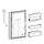 Dometic Knop Deurvergrendeling Koelkast Rechter Scharnier RM85xx
