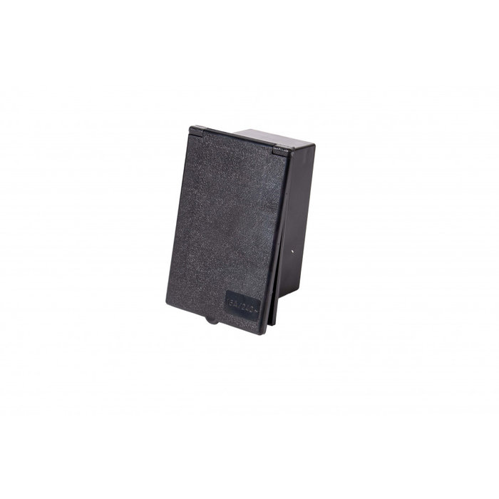 MPK MPK Inbouwstekkerdoos CEE Langwerpig Zwart