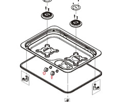 Dometic Dometic Draaiknop Kookplaat CE99 ZF