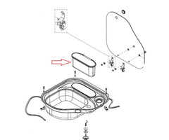 Dometic Dometic CE04 Wasbak Reservoir Kunststof