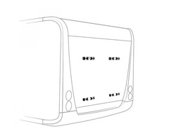 Thule Thule adapter 4-punt montage Euramobil MI3