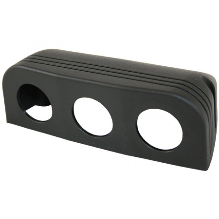 Fjord Outdoor Power Line Afdekraam 3-Vaks Opbouw Zwart